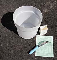soil test bucket