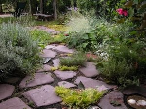 stone walkway