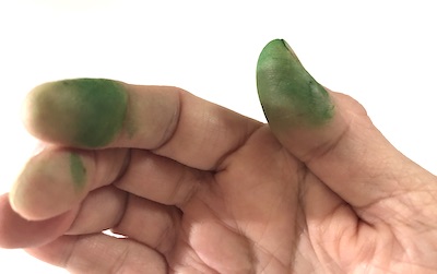 green thumb & fingers