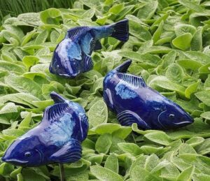 Koi ceramic fish