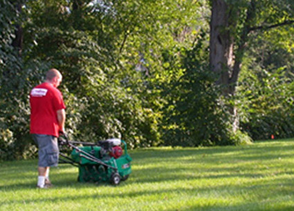 aerating turf